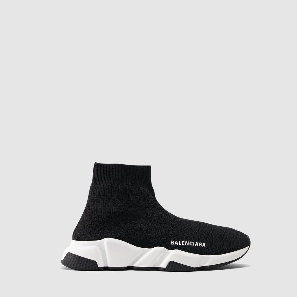 Balenciaga Runner Womens Black White Speed LT Trainers 2.0